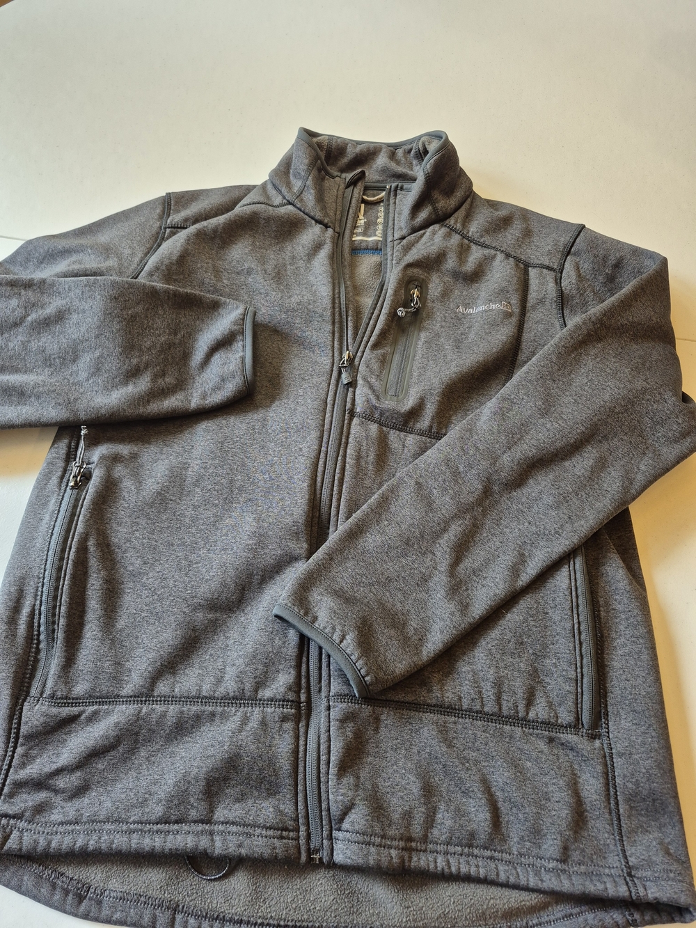 Avalanche Men's Dark Gray Full-Zip Lightweight Jacket
